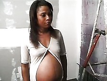 Pregnant Black Beauty Amber Styles Gets Fucked Hard And Facialized
