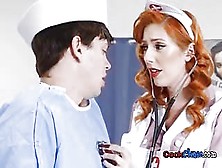 Busty Nurse Lauren Phillips Seduces Horny Patient