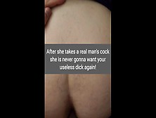 Fat Woman Cheats On Snapchat