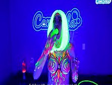 Camsoda Bodypainted Babe Relishing Solo Play