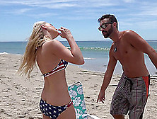 Sexy Bikini Girl Gets Fucked In The Beach Front Cabana