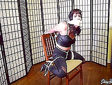 Mouhty Little Brat Punished With Bondage And Then Sold