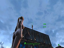 Fallout 4 全裸で探索中 010-コンバットゾーンにて