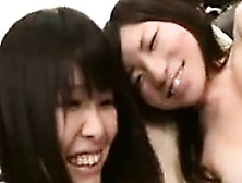 Sexy Asian Lesbians Play With Each Other And One Is Caught