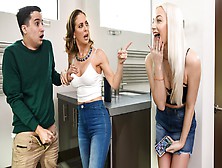 Stuck On Your Mom Free Video With Cherie Deville & Ricky Spanish - Brazzers