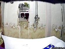 Small Breasted Asian Stepmom Spied In Shower