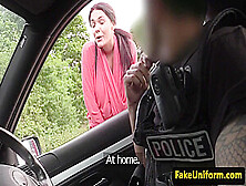Milf Babe Fucked In Threeway With Cops