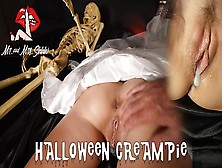Halloween Teeny Bride Gets Screwed And Creampied! No Tricks Just Treats Point Of View