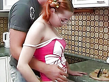 Fantastic German Redhead Makes Her Pussy Happy