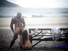 Public Beach Fuck - Real Amateur Couple - Renewing Vows And Beach Sex