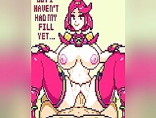 Curvy Pink-Haired Pyra