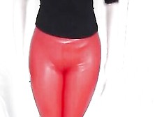 Xelphie's Red Squeaky Pants