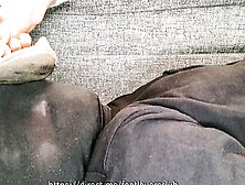 Kinky Hispanic Cougar Foot Into Flip Flops Filthy Soles Toes