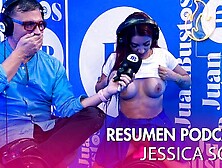 Jessica Sodi Fulfills Fantasy And Cums With Her Big Tits In The Sex Machine Juan Bustos Podcast