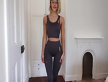 Thigh Gap Fitness Girl From Youtube (No Sound)