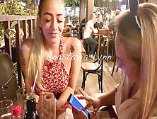 Two Mates Controlling My Toy In Public Restaurant! Holding Wails! Anastasia Lynn