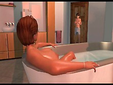 Cartoon – 3D Bathtime Joy