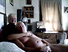 Sissy Husband Masturbates In The Arms Of His Wife