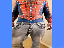 Spiderman's Big Cock On The Movie Set Of Spidey's Web's Part 2...  Spiderman Super Hero