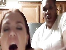 Naughty White Slut Banging In Her Daddy’S Kitchen