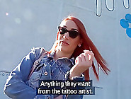 Luna Melba In Tattooed Redhead Fucks For Free Cash