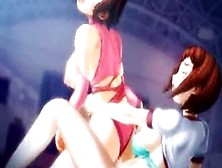 Sexy Japanese Hentai Features Chicks With Dicks Fucking Hot Women