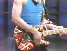 Eddie Van Halen On Letterman,  1984