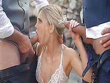 Skinny Bride Enjoys Double Penetration P1