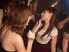 Tipsy Pole Swinging Amateur Teen Strips At Party To Show Her Stiff Pink Nipples