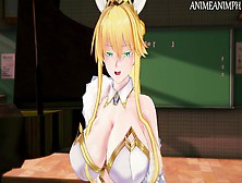 Artoria Pendragon Gives Her Fat Thighs For You To Play With - Asian Cartoon Asian Cartoon 3D Uncensored
