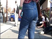 Denim Video Edit (Candid Teen Tight Ass Jeans)
