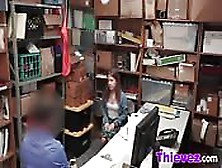 Curvy Teen Slut Banged In Back Office