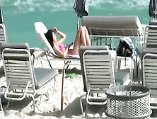 Sunbathing Beach Babe Ends Up Fucked By A Lucky Pervert Guy