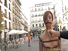 Tall Redhead Spanish Slut Disgraced