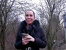 Alicia Wild Gets Cum On Her Firm Ass After Fucking In The Woods