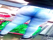 Incredible Ass At The Supermarket!!