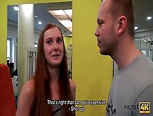 Czech Teen Gets Cash For Forgetting About Gym & Gets Drilled Hard