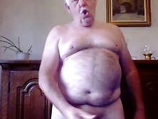 Grandpa Ejaculates On Webcam