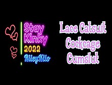 Lace Catsuit Cumslut Transgirl Lingerie (Best Video)