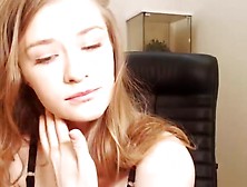 Pretty Ukrainian Cam-Slut Show Her Tits