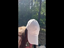 In The Woods Met An 18 Year Mature Student Who Reads A Book And Let Her Lick Penis