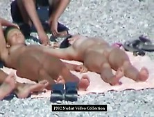 Nudist Beach Porno,  3 Naked Chicks Nice Boobs,  Pussy And Tats