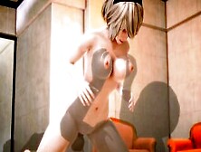 【Mmd R-Teenagers Sex Dance】Hot White Booty Extreme Sex 大きなお尻 [Mmd]