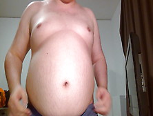 Fat Young Gainer Belly Play Chuggging Pepsi