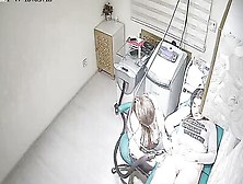 Security Camera Films Milf While Being Waxed In Beauty Salon