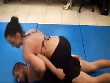 Mixed Wrestling And Femdom