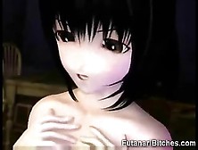 3D Futanari Cums In Teen Ass