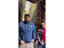 Red-Haired Daddy And A Fat Bearded Guy Fuck Outdoors