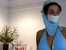 Harem Girl Gets Microfoam Gagged And Fucked