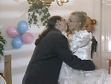 Bride In Glasses Has Cock In Her Ass